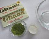 抹茶とチョコの市松生チョコ♪作り方2写真