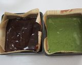 抹茶とチョコの市松生チョコ♪作り方5写真