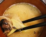 コクあります☺️サバ缶味噌汁作り方3写真