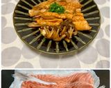 脂のり鮭のアラ(腹身)としめじの甘辛煮作り方7写真