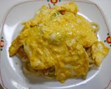 簡単！天津飯風☆焼きうどん作り方2写真