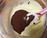 ビターチョコでスフレチーズケーキ作り方6写真
