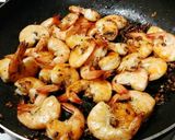 ＊殻付き海老の焦がしにんにく焼き＊作り方6写真