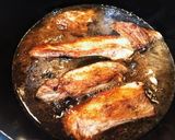 キャンプ飯　ダッチオーブン　スペアリブ作り方4写真