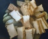 ナスと厚揚げの味噌汁作り方4写真