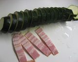 ❤ズッキーニとベーコンのカレーオイマヨ❤作り方1写真