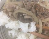 簡単　牛丼作り方7写真