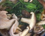 簡単　豚きのこそば作り方6写真