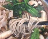 簡単　豚きのこそば作り方8写真