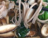 簡単　豚きのこそば作り方9写真