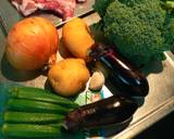 スペアリブと夏野菜の煮込みなのかぁ？作り方3写真