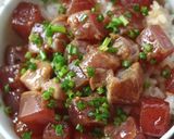ゴマ油香る♡漬けマグロ丼作り方5写真
