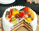 2019 お誕生チョコ(スポンジ)ケーキ作り方2写真