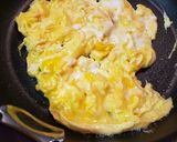 15分で♪ふわふわ卵とたらのチリソース作り方4写真