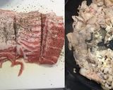 豚肉とセロリとブロッコリーのアラビアータ作り方2写真
