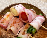 ☆お好みの３種類で♪ベーコン巻き串焼き☆作り方4写真