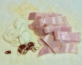 ブロッコリーでペペロンチーノ風焼うどん作り方1写真