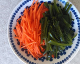柔らかい茎わかめと人参の炒めもの♪作り方3写真