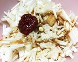 簡単おつまみ　えのきとチーズの油揚げ焼き作り方2写真