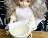 リカちゃん♡塩鮭ときのこのたたきとろろ鍋作り方3写真