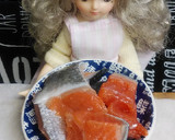 リカちゃん♡塩鮭ときのこのたたきとろろ鍋作り方15写真