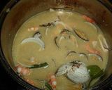 シーフード☆グリーンカレー　つけ麺作り方7写真
