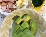 芽キャベツとアボカドのチーズ焼き☆作り方1写真