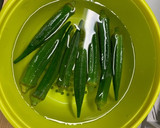 オクラとえのきの明太マヨ和え作り方3写真