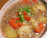 じゃが芋と豚挽き肉のとろみあん作り方6写真