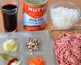 ミートスパゲティ☆隠し味はカレー粉と醤油作り方1写真