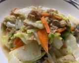 白菜とキノコのシーチキン炒め作り方6写真