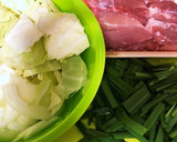 10分簡単♡鶏とキャベツの甘辛すき焼き風作り方1写真