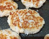 鶏むね蓮根ハンバーグ♪ふわっふわ♪節約作り方3写真