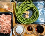 花錦/三尺ささげの肉団子/映える一品作り方1写真