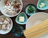 ちょっと本気のきのことバター醤油のパスタ作り方1写真