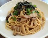 ちょっと本気のきのことバター醤油のパスタ作り方7写真