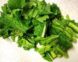 簡単ヘルシー♪菜の花と豚肉の塩麹和え作り方1写真