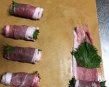 豚肉の大葉巻き・大葉おろし添え作り方2写真