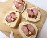 コストコのディナーロールで♪ピザ風パン★作り方3写真