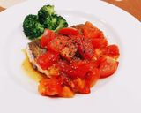 鯖の照り焼き☆トマトソースで♬作り方7写真