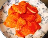 簡単！ビーツとサーモンのポン酢蒸し焼き作り方2写真