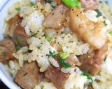 たっぷり牛ステーキ肉とクレソンの混ぜご飯作り方16写真