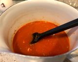野菜ジュースと豆乳のスープパスタ作り方1写真
