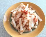 大根の梅おかか和え作り方4写真