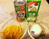 野菜ジュースと豆乳のスープパスタ作り方4写真