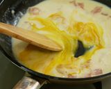 ～生クリームなし～牛乳の濃厚カルボナーラ作り方9写真