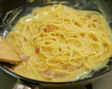～生クリームなし～牛乳の濃厚カルボナーラ作り方11写真