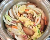 白菜と牛肉のミルフィーユ風・すき焼き風作り方6写真