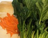 ほうれんそうとにんじんのおひたし作り方1写真