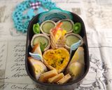 2月13日　きゅうり肉巻き弁当　詰め方作り方8写真